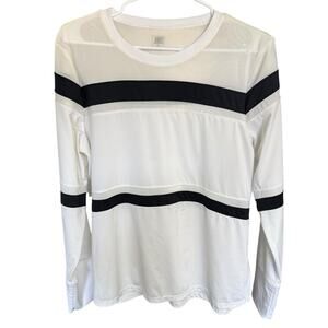 Tail Shirt Women's Marbella T-shirt White Long Sleeves Striped XL Golf UPF 50+